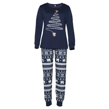 Xmas Firework Print Matching Pajamas Set