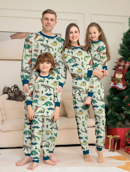 Christmas Dinosaur Print Outfits