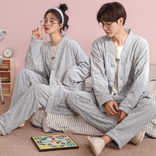 V Neck Sleeping Loose Soft Set